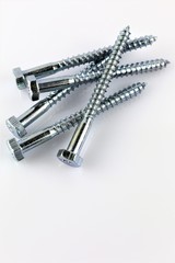 An Image of some screws, with copy space