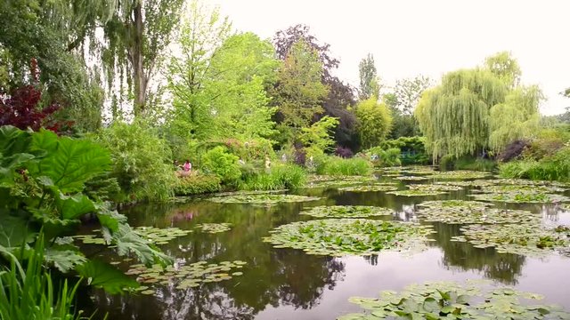 Monet Garden in Giverny - France.