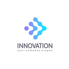 Vector logo design for business. Innovation
