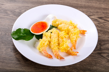 Prawn tempura