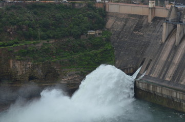 Srisailam dam, Andhra Pradesh, India
