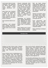 Fototapeta premium newspaper page with empty space
