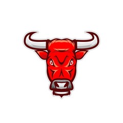Wild Animal - Bull - vector logo/icon illustration