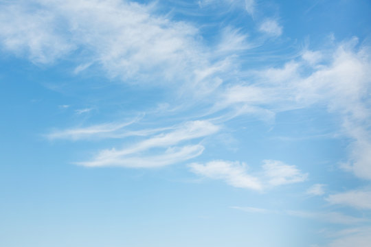 Blue Sky With White Clouds