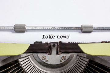 fake news - typewrite