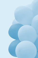 Pastel balloons for background