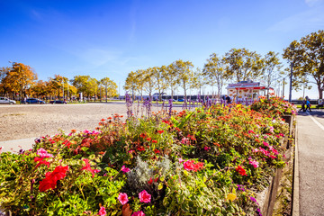 Herbst in Kurpark Oberlaa in Wien