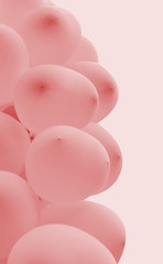 Pastel balloons for background