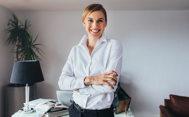 Business woman in office