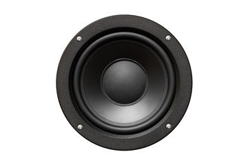 sound speaker isolated o white background