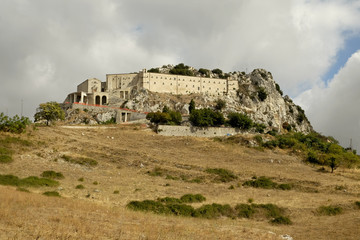 Fototapeta na wymiar Hermitage of San Pellegrino, Caltabellotta, Sicily