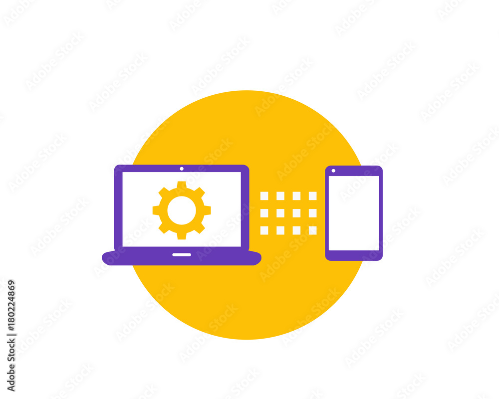 Poster data synchronization between laptop and smartphone