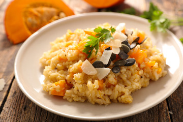pumpkin risotto