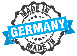 made in Germany round seal