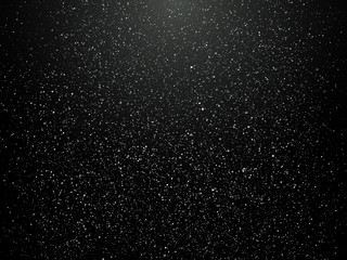 Fototapeta na wymiar Falling snow on a transparent background. Abstract snowflake background