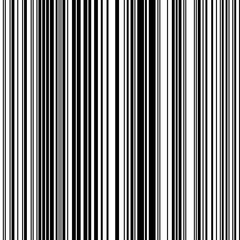 Black and White Straight Vertical Variable Width Stripes