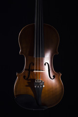 Fototapeta na wymiar Beautiful violin 