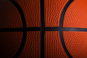Obraz premium Basketball ball, studio shot