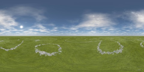 Obraz premium HDRI, environment map, Round panorama, spherical panorama, equidistant projection 