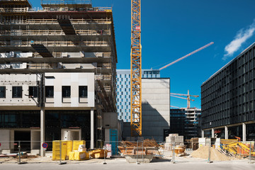 Costruction area in Wien