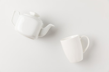 teapot and cup