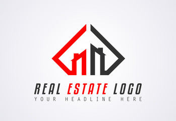 Creative Real Estate Logo design for brand identity, company profile