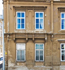 Fototapeta na wymiar Detail old building in Wien