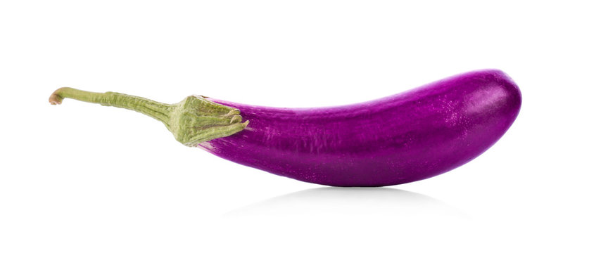 Eggplant isolated on a white background