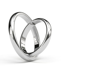 結婚指輪・ハート