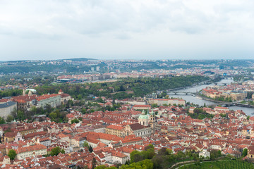Naklejka na ściany i meble Cityscape of Prague