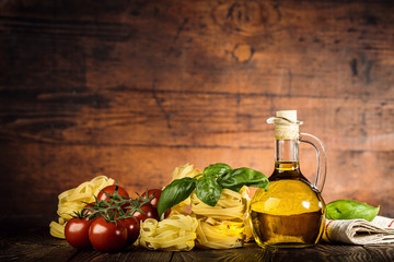 Composition of healthy ingredients fo cooking meal