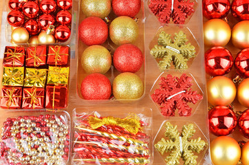 Christmas baubles set