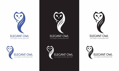 Preview Elegant Owl Template