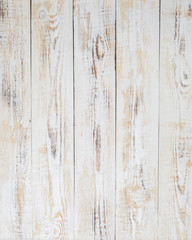 Fototapeta na wymiar White wood background pattern with high resolution. Top view Copy space