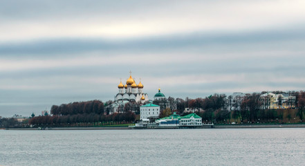 View of the assumption Cathedral in Yaroslavl