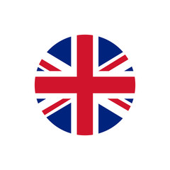 Fototapeta premium UK of Great Britain flag, official colors and proportion correctly.