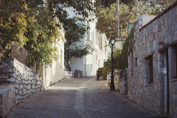 Fototapeta na wymiar greek street