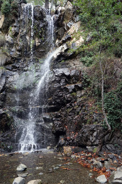 Kaledonia waterfall in the forest