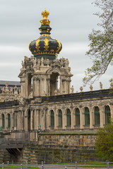Naklejka premium Kronentor of Zwinger in Dresden Germany in autumn