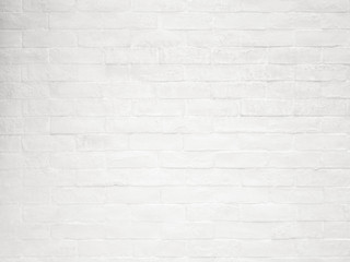 Fototapeta premium White brick wall texture and background.