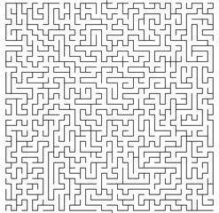 Maze vector illustration, logos and abstract backgrounds ideas