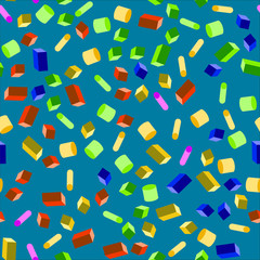 Obraz premium Colorful geometric seamless pattern