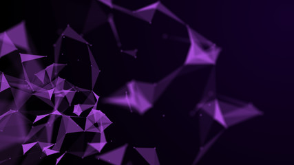 Abstract technological background purple