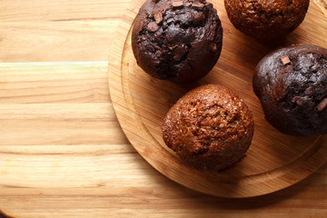 Muffins On Kitchen Boards
