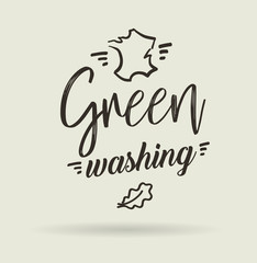 Obraz premium green washing