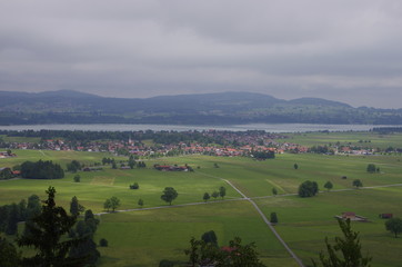 Obraz premium バイエルンの牧草地帯