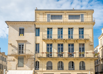Fototapeta na wymiar Architecture in Nimes, France