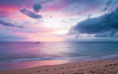 Fototapeta na wymiar Beach Sunset