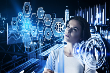 Communication and media concept