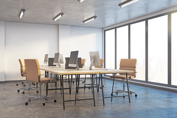 Light coworking office